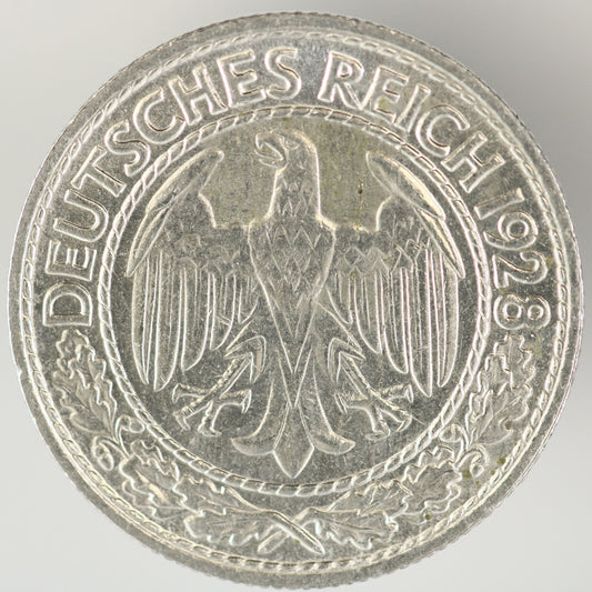 Germany 1928 D 50 Reichspfennig A3538