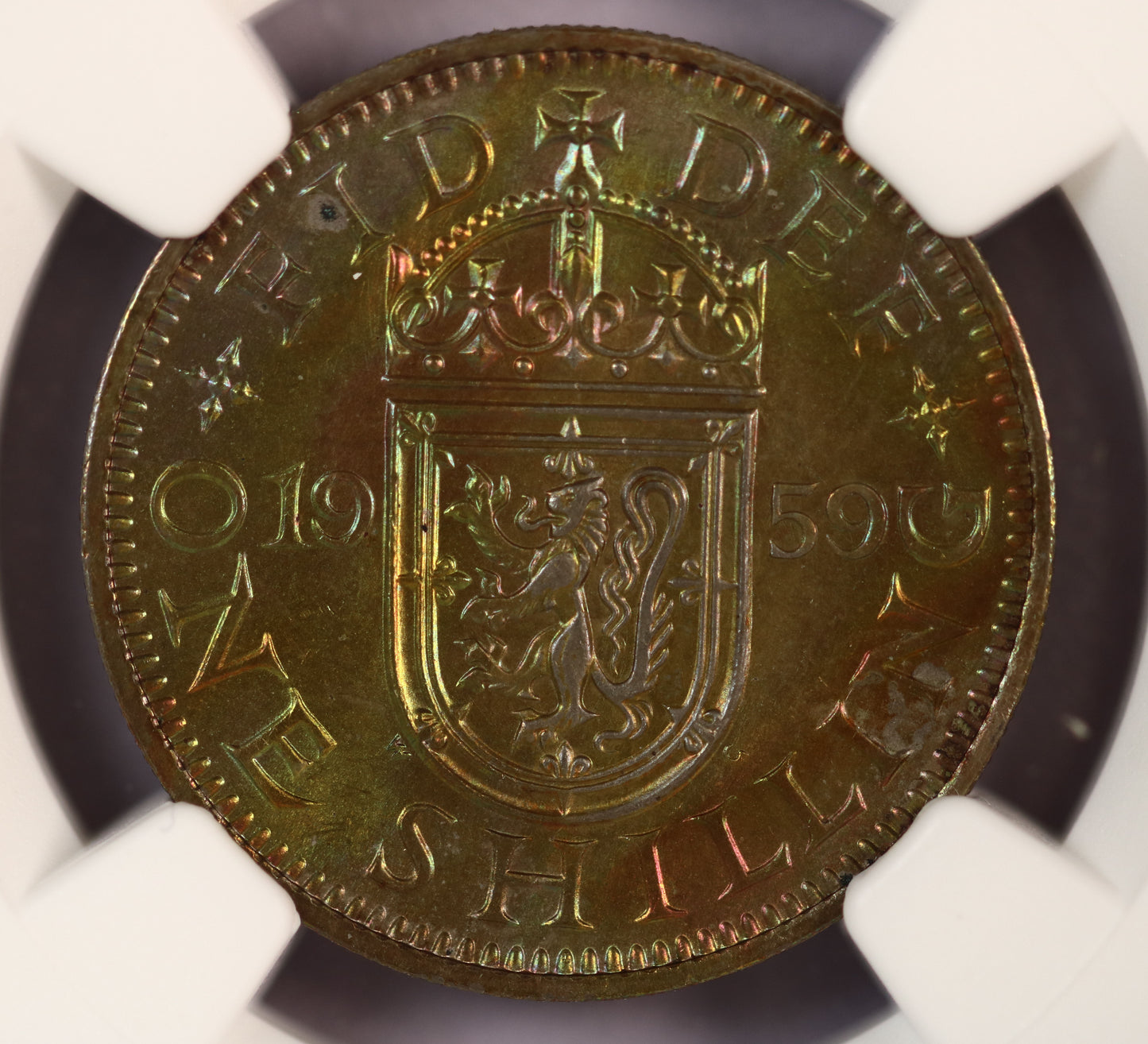 Great Britain 1959 1 Shilling English Crest MS-64 S795