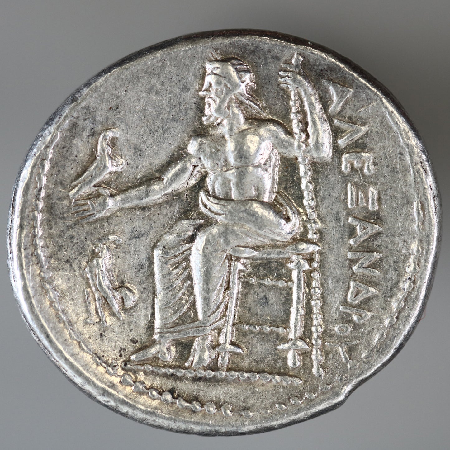Greek-Mecedonia 33-323 BCC Alexandar II Tetradrachm A3624