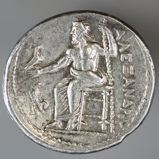 Greek-Mecedonia 33-323 BCC Alexandar II Tetradrachm A3624