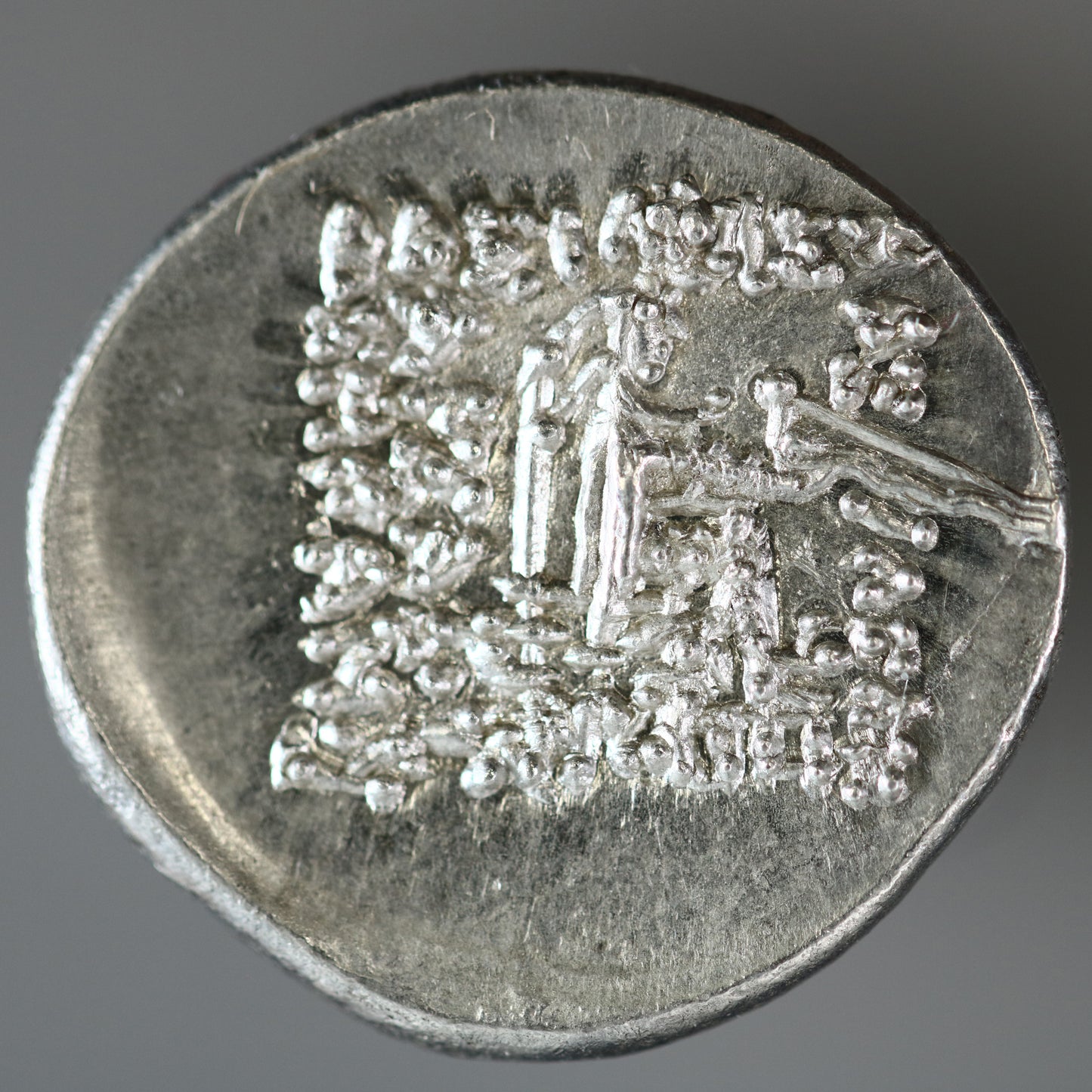 Greek - Parthia 121-91 BC Mithradates II AR Drachm A3622