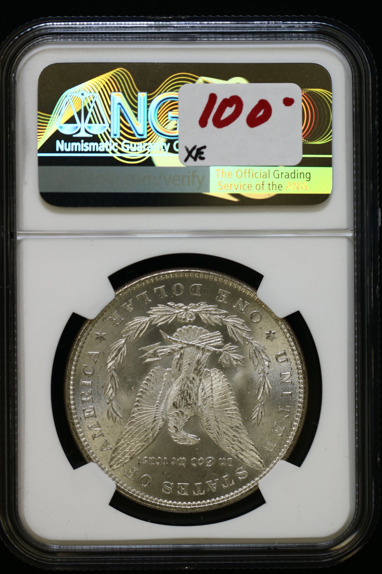 US 1884 Morgan Silver Dollar MS-63 NCG S807