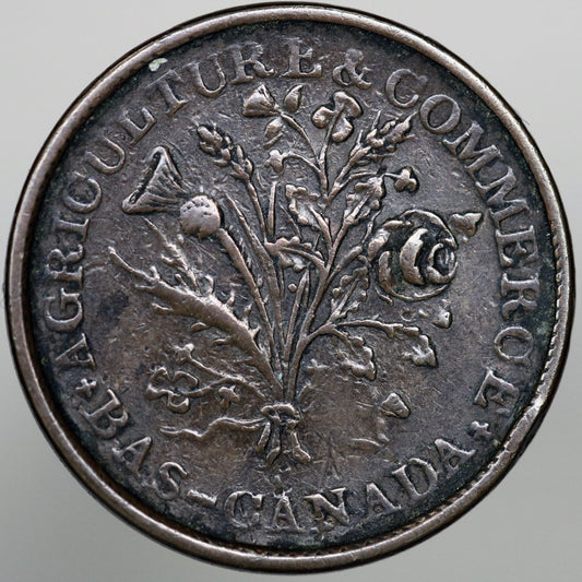 Lower Canada Montreal Quebec "Bouquet Sou" Token A3628