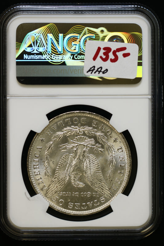 US 1884-O Morgan Silver Dollar MS-64+ NCG S830