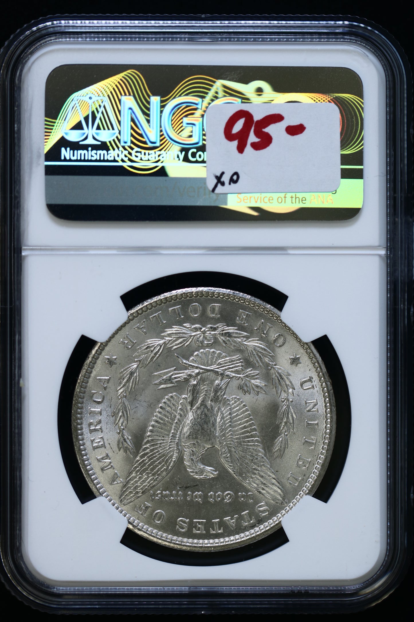 US 1900 Morgan Silver Dollar MS-63 NCG S851