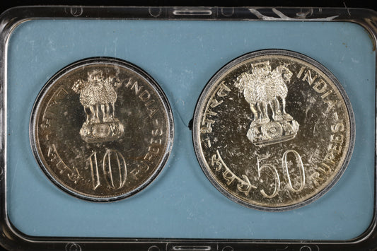 India 1977 Development Oriented Coin Set B564