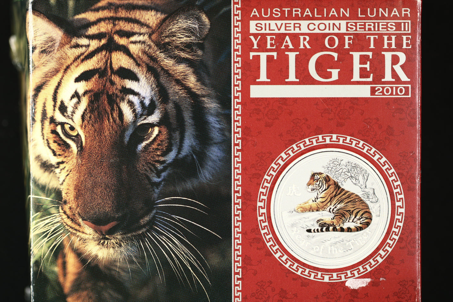 Australia 2010 1 Dollar Australian Lunar Series II Perth Mint Silver Coin C011