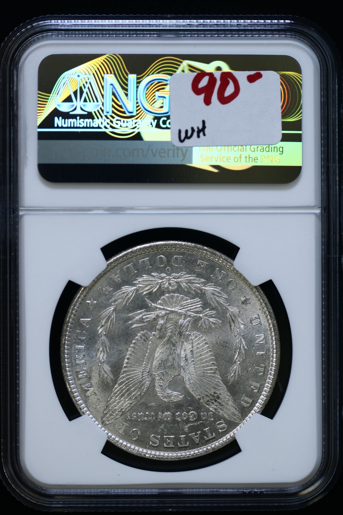 US 1902-O Morgan Silver Dollar MS-63 NCG S854