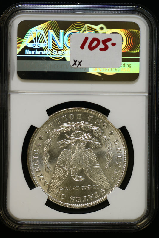 US 1886 Morgan Silver Dollar MS-64 NCG S838