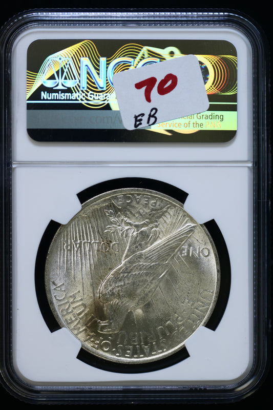 US 1922 Peace Silver Dollar MS-63 NCG S870