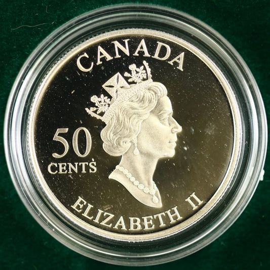Canada 2003 50 Cent Golden Daffodil Sterling Silver Coin C010