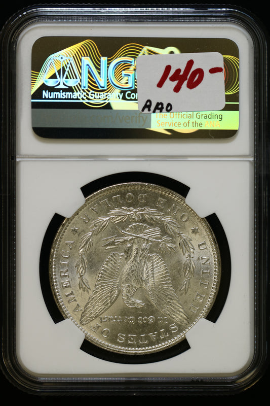 US 1890 Morgan Silver Dollar MS-63 NCG S844