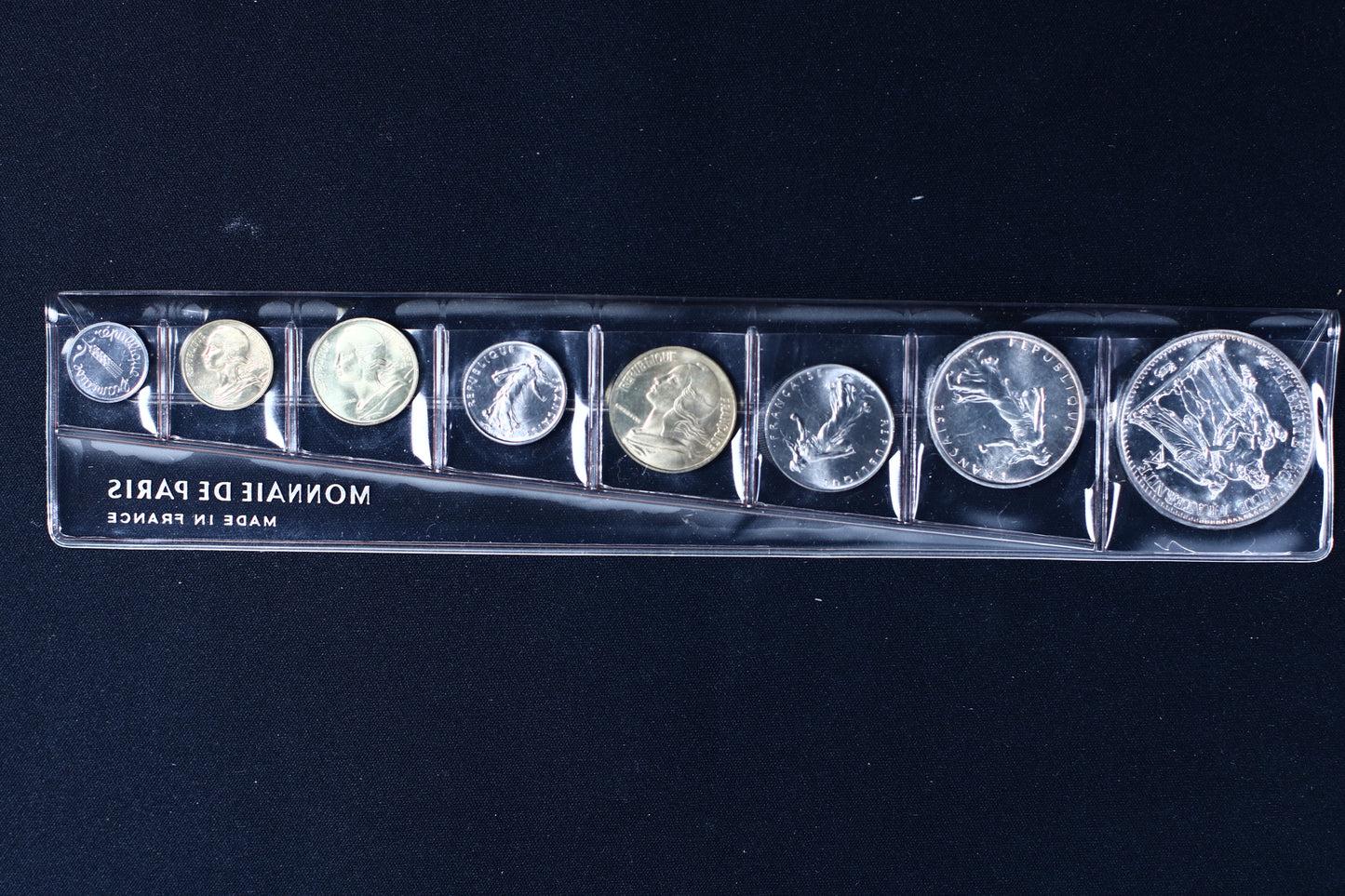 France 1966 Monnaie de Paris "Fleurs de Coins" coin set. B578