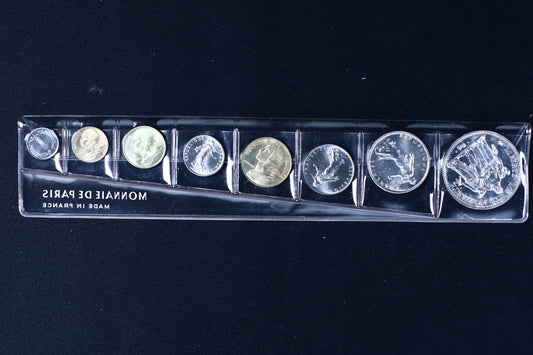 France 1966 Monnaie de Paris "Fleurs de Coins" coin set. B578