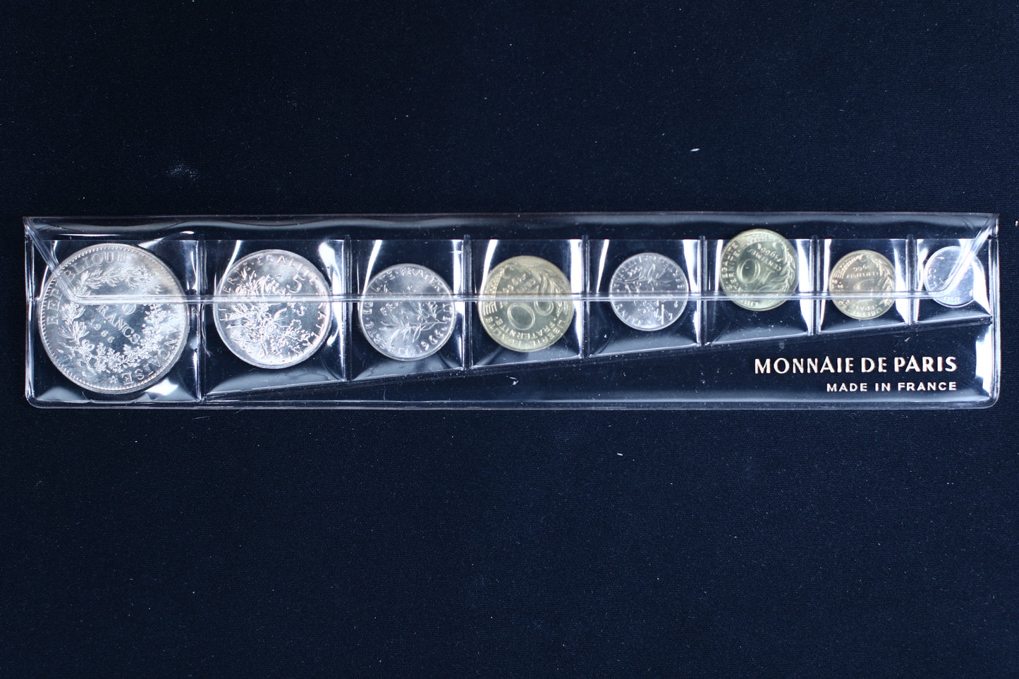 France 1966 Monnaie de Paris "Fleurs de Coins" coin set. B578