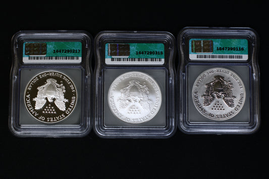 United States 2006 W 20th Anniversary Satin, Proof, Reverse Proof Set P786