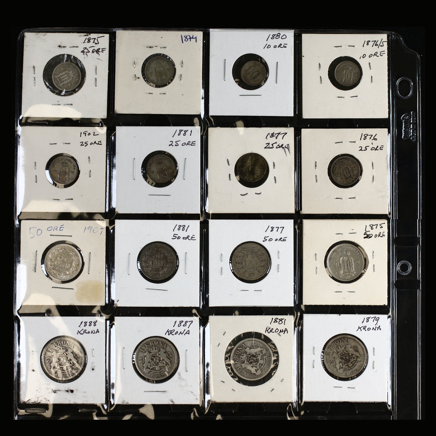 Swedish Silver Coins From the Late 19th and Early 20th Centuries B303
