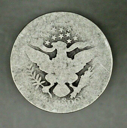 US Barber Quarter 1905 O low grade better date   A2547