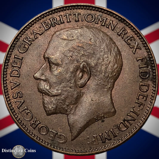 Great Britain 1922 Farthing 1/4d GB4748