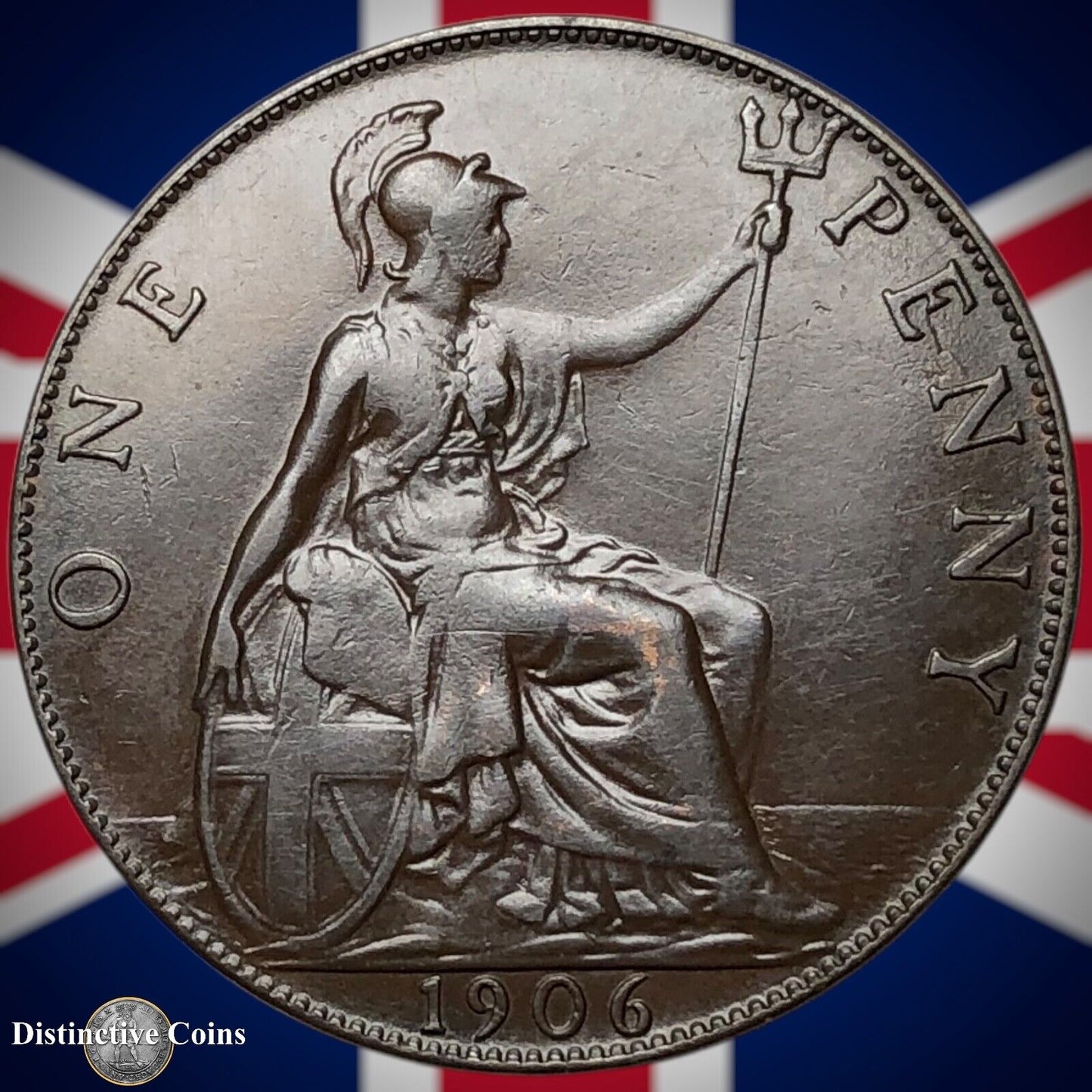 Great Britain 1906 Penny 1d GB6677