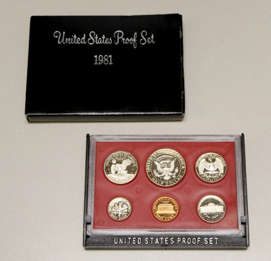 US 1981 Proof Set Type 2  B331
