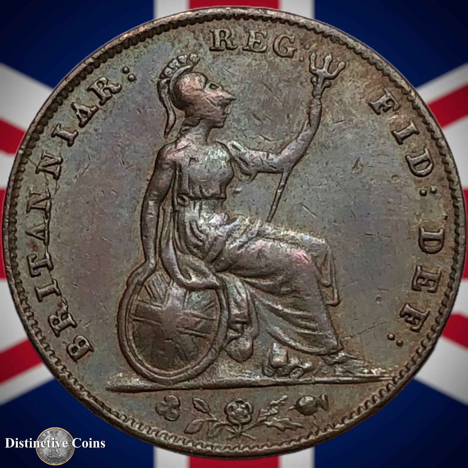 Great Britain 1854 Farthing 1/4d GB3470