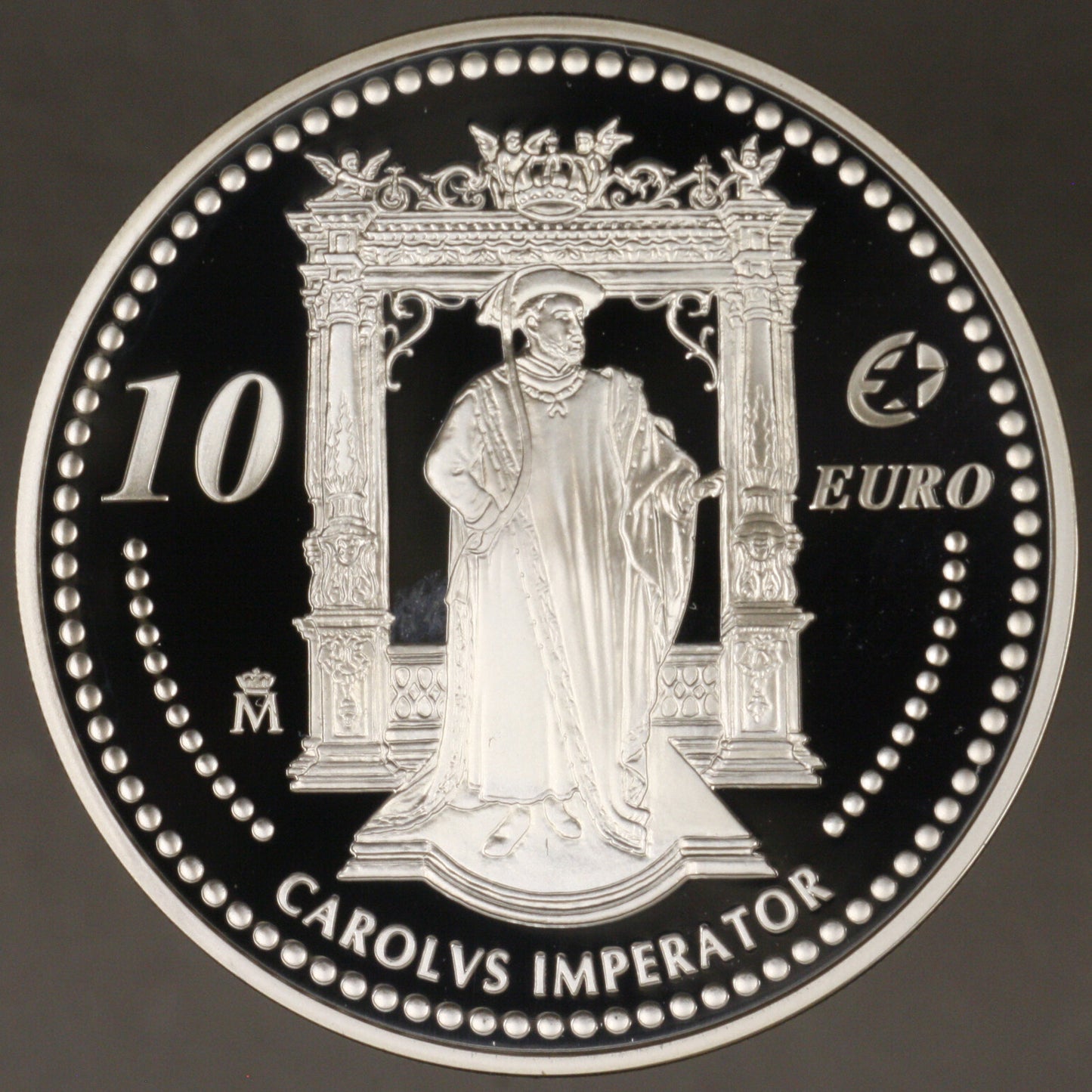 Spain 2006 10 Euro Carolvs Imperator w/ original capsule 