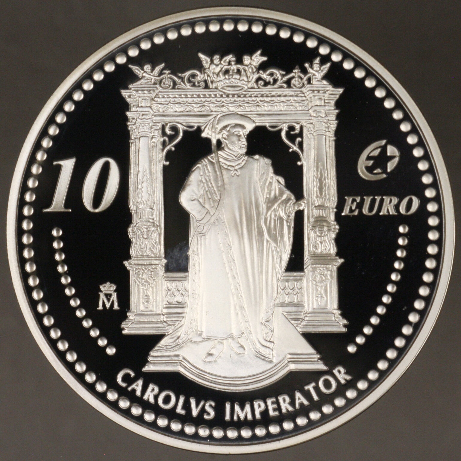 Spain 2006 10 Euro Carolvs Imperator w/ original capsule 