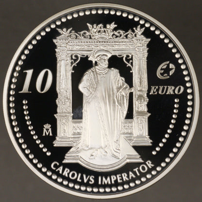 Spain 2006 10 Euro Carolvs Imperator w/ original capsule 