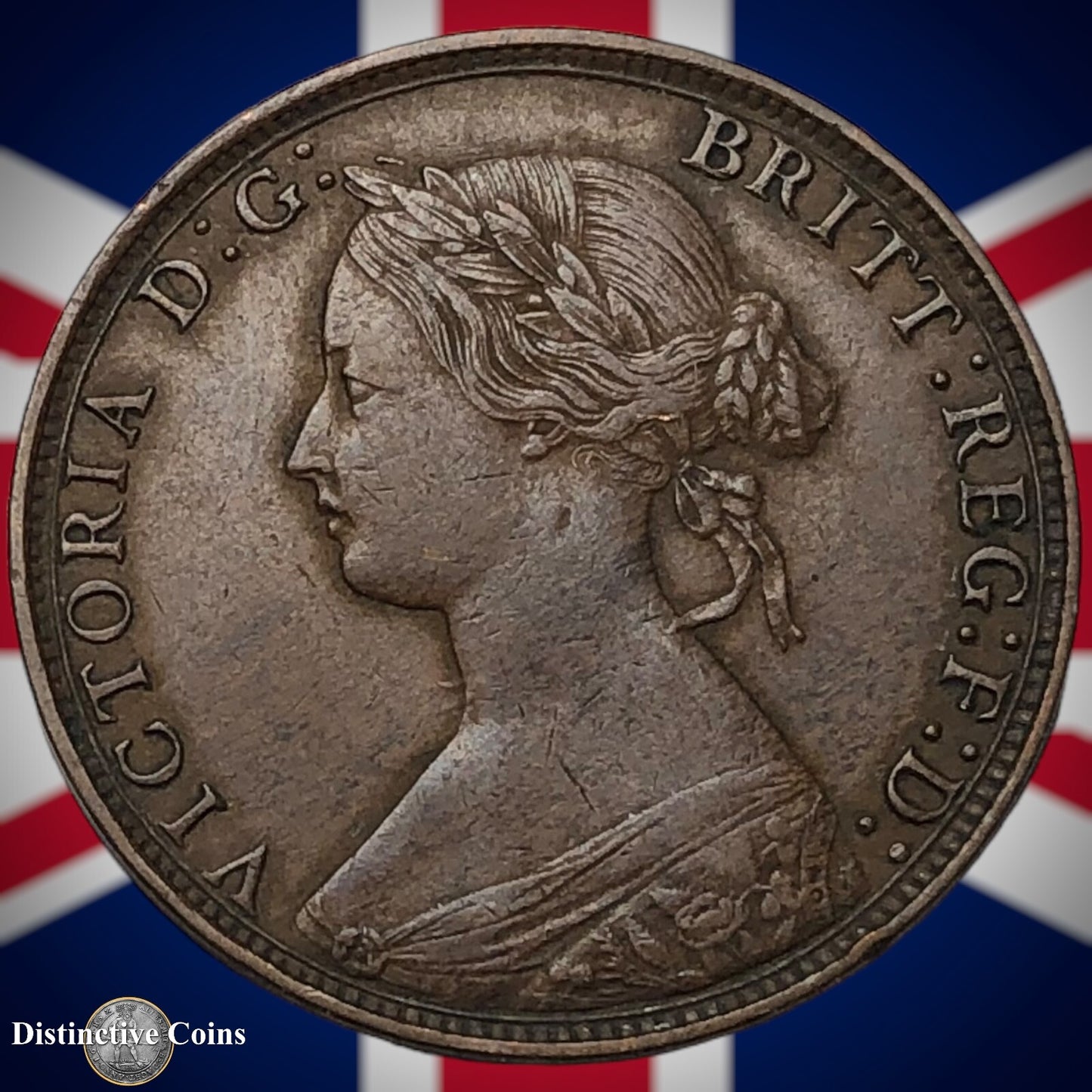 Great Britain 1861 Half Penny 1/2d GB5362
