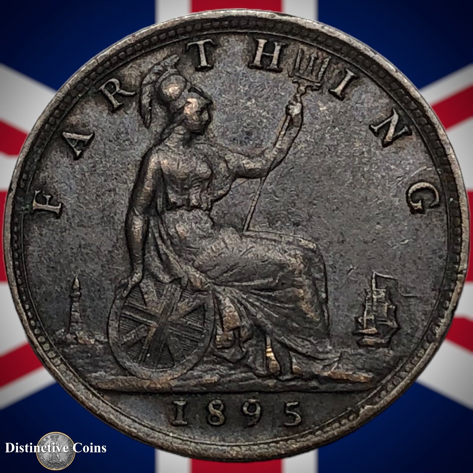 Great Britain 1895 Farthing 1/4d GB4397