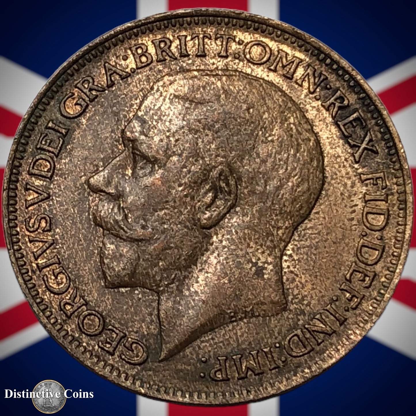 Great Britain 1920 Farthing 1/4d GB4741