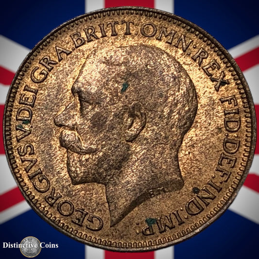 Great Britain 1924 Farthing 1/4d GB4802