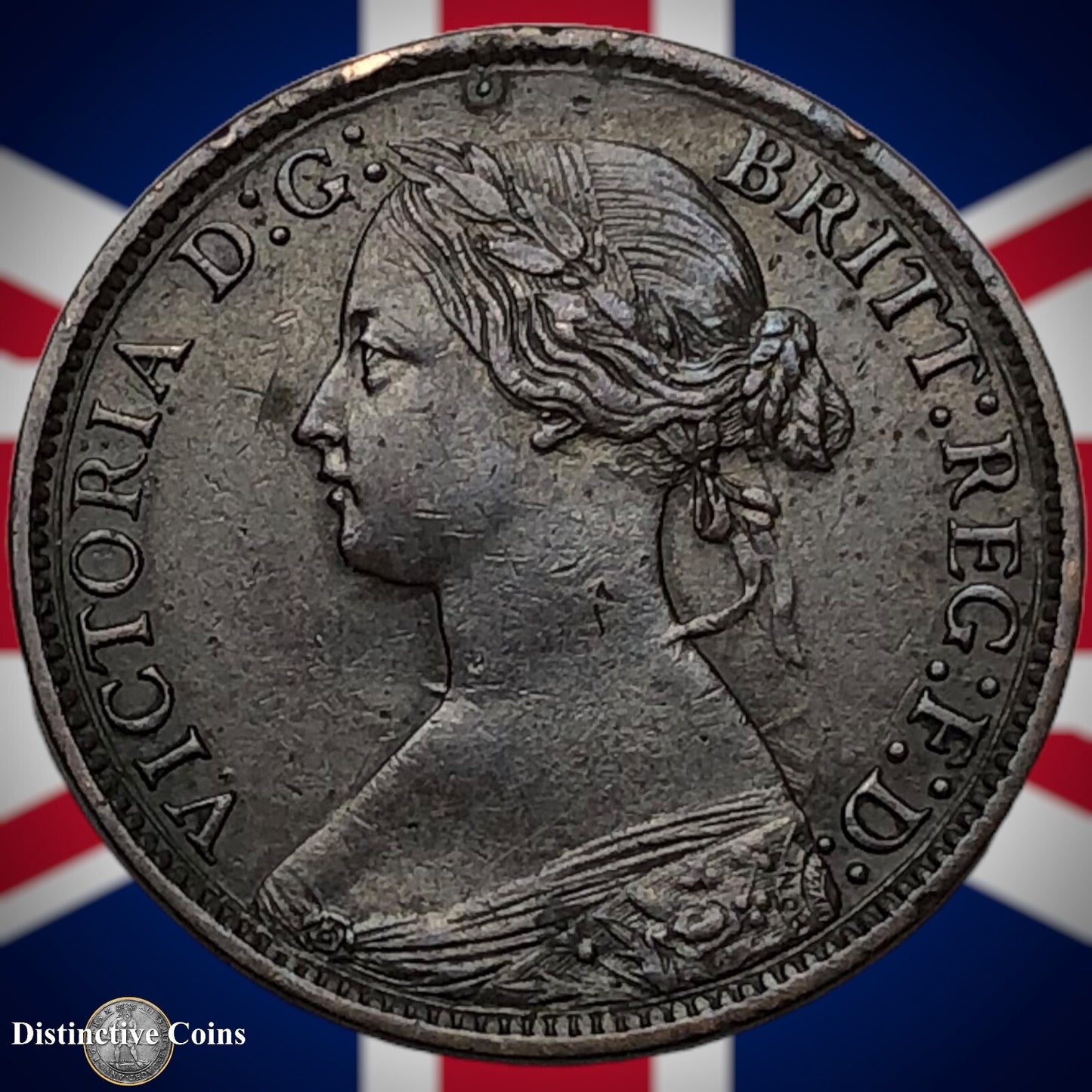Great Britain 1865/2 Farthing 1/4d GB3549