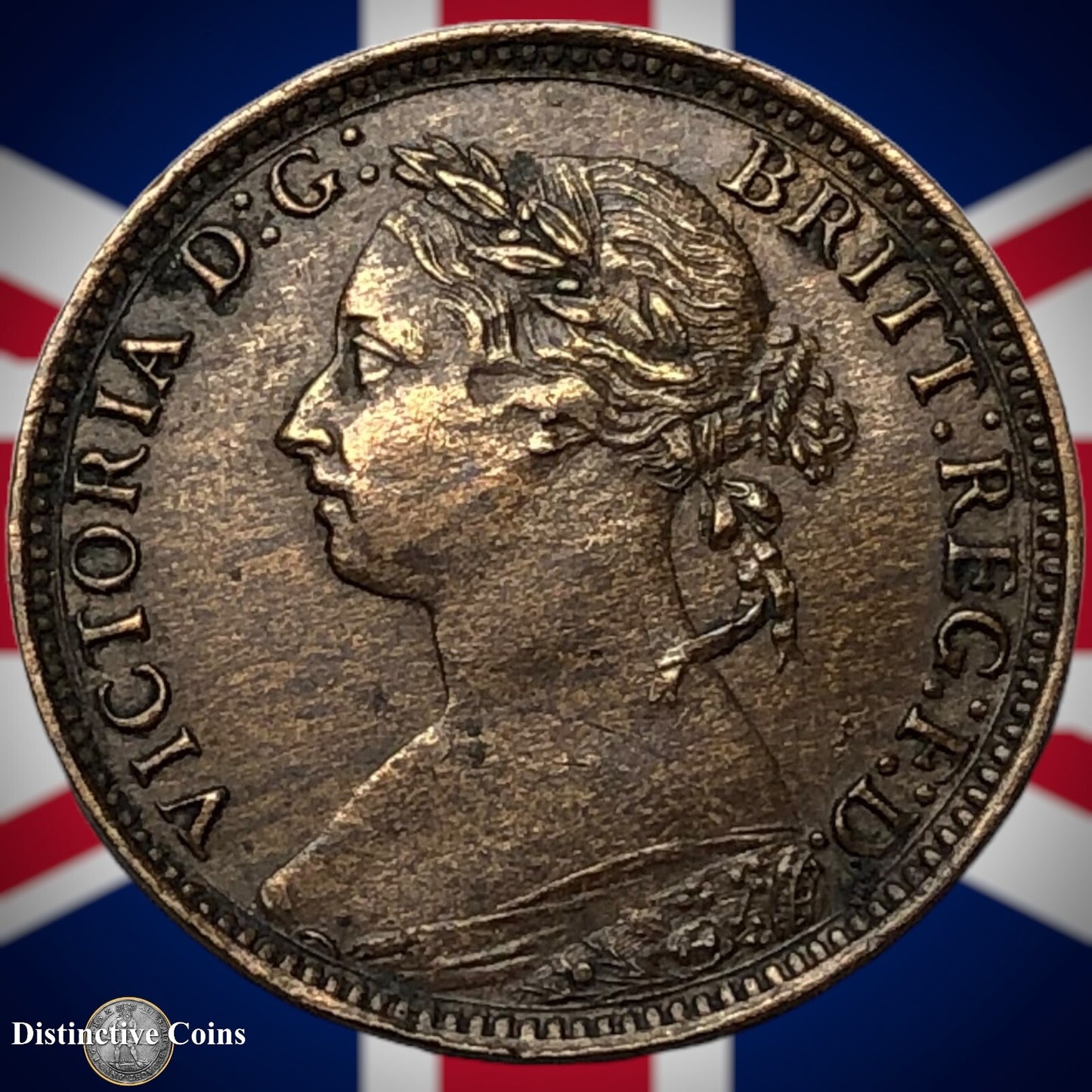 Great Britain 1886 Farthing 1/4d GB4207