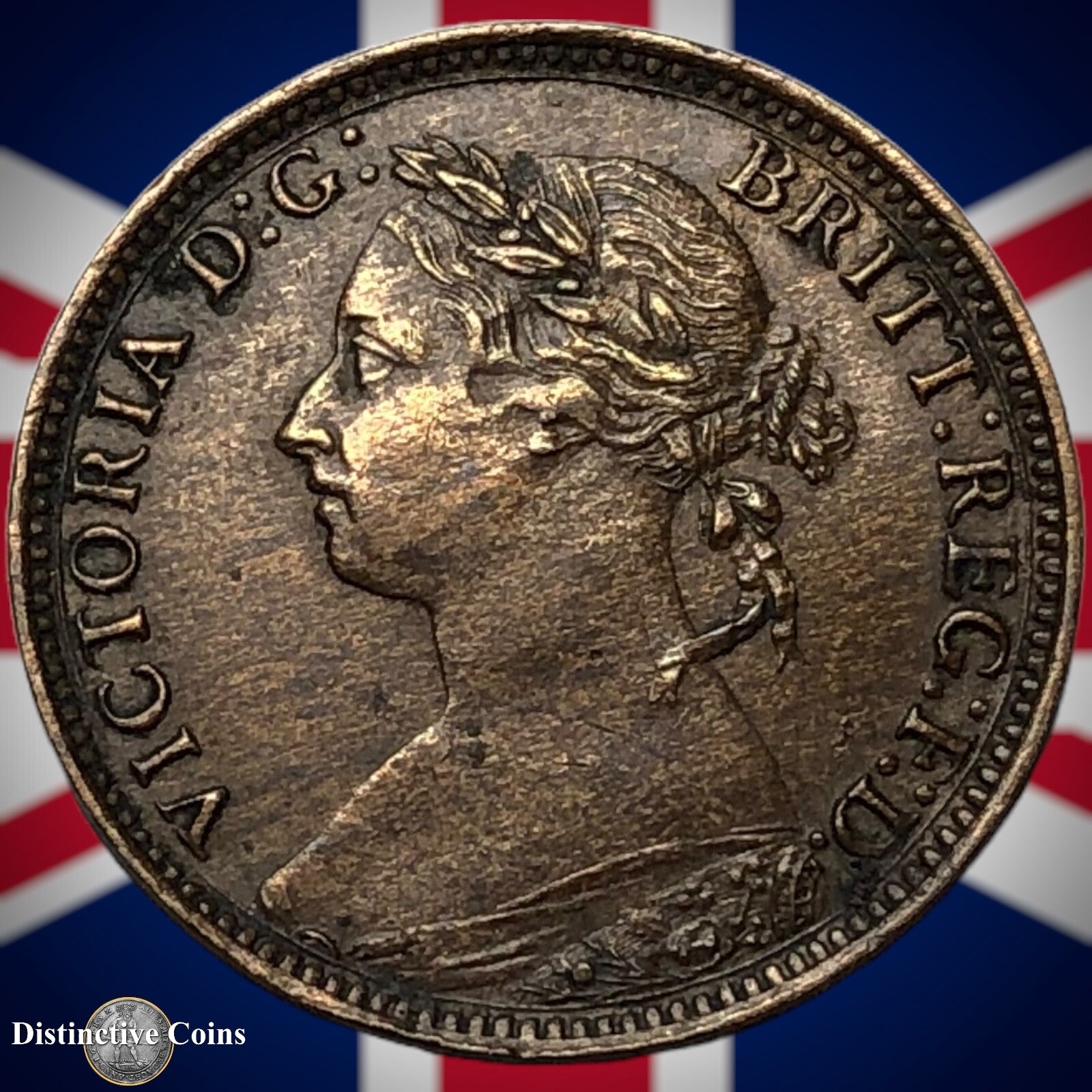 Great Britain 1886 Farthing 1/4d GB4207