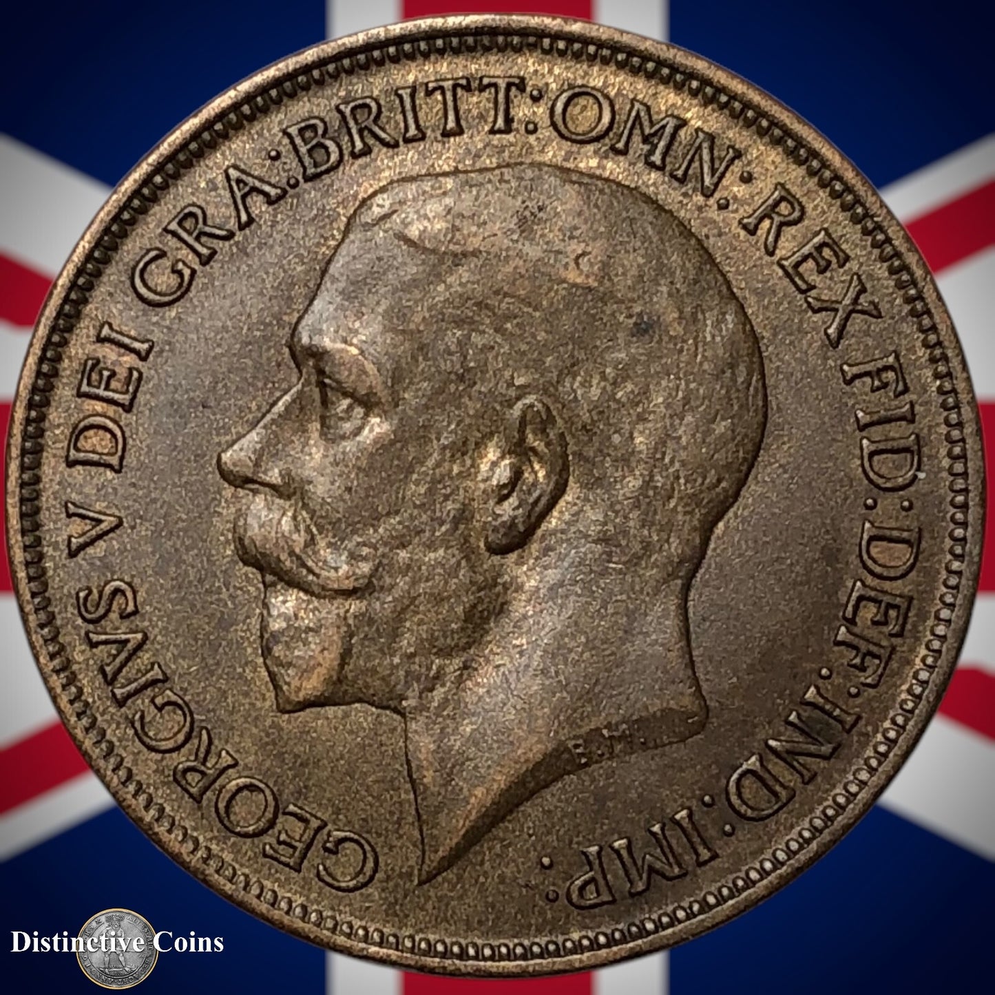 Great Britain 1916 Penny 1d GB6836