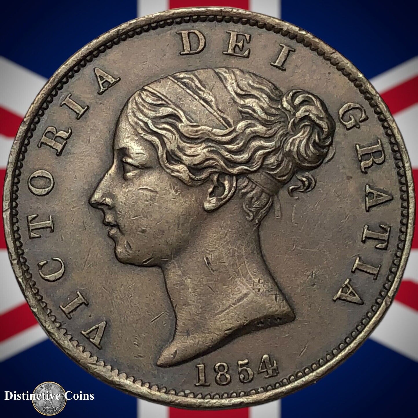 Great Britain 1854 Half Penny 1/2d GB5288