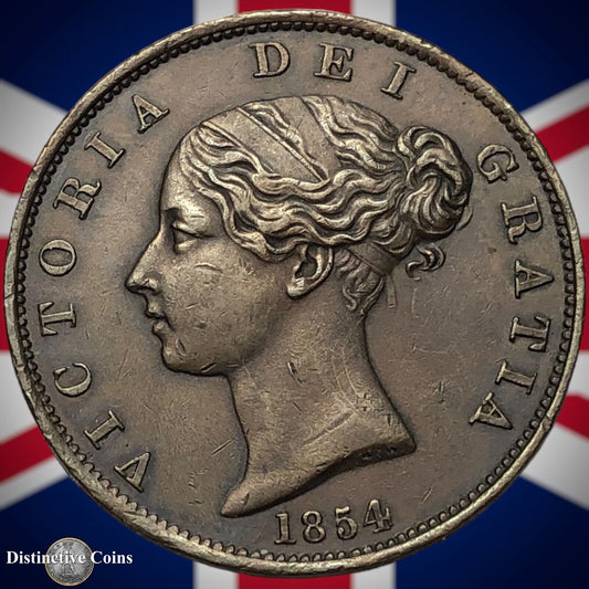 Great Britain 1854 Half Penny 1/2d GB5288