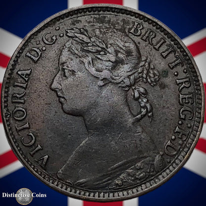 Great Britain 1895 Farthing 1/4d GB4391