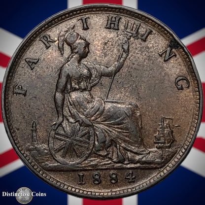 Great Britain 1884 Farthing 1/4d GB4104