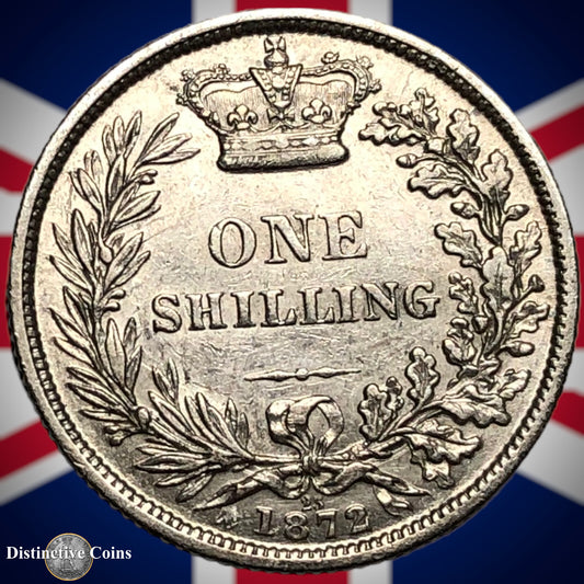 Great Britain 1872 British One Shilling GB0329