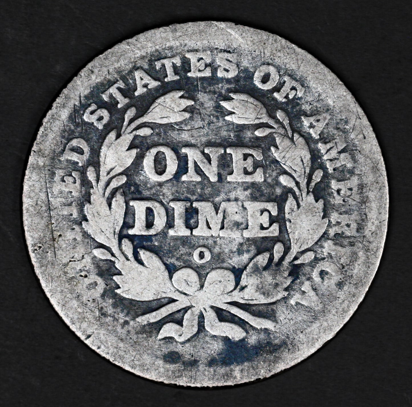 US 1840 O Seated Liberty Dime No Drapery  A3224