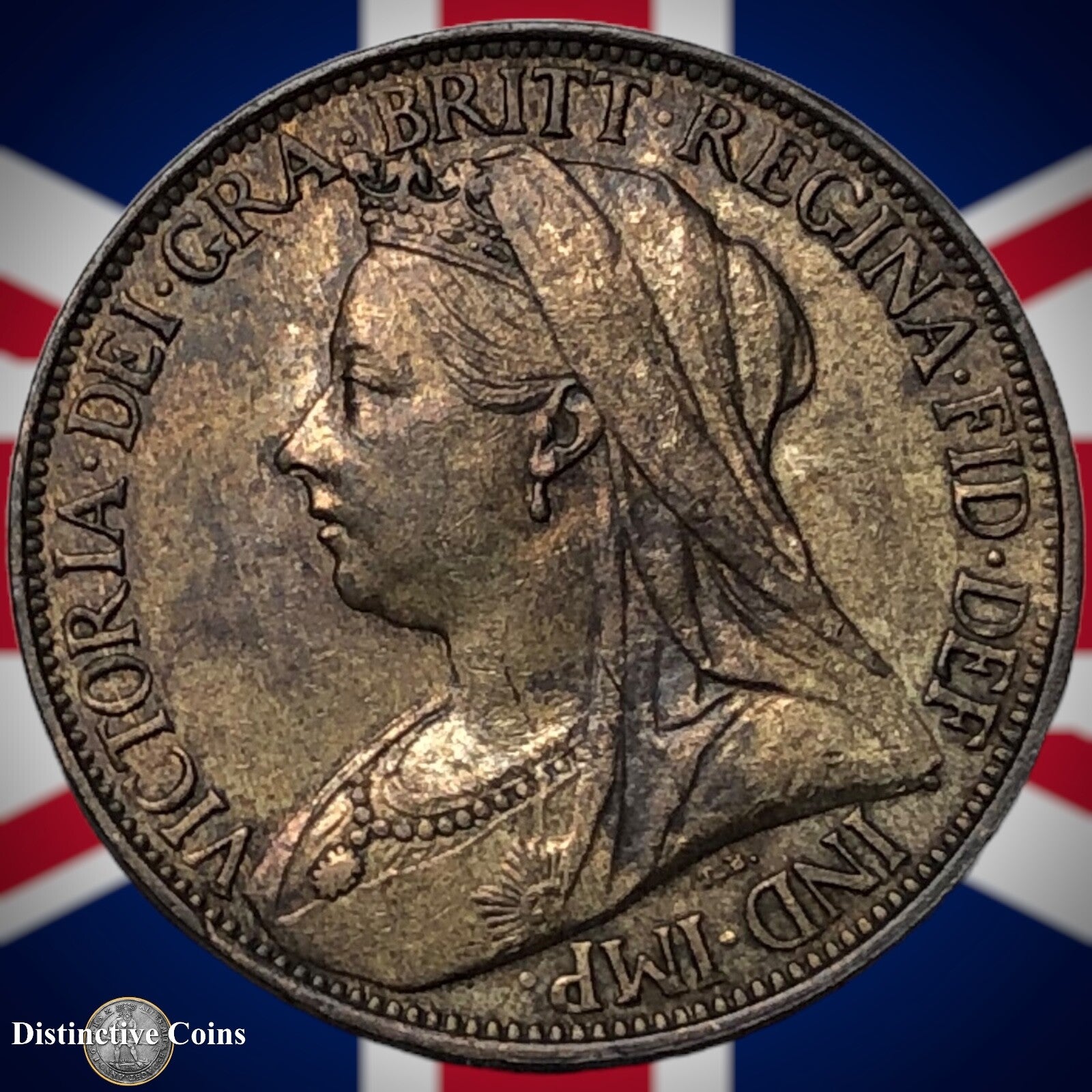 Great Britain 1896 Farthing 1/4d GB4442