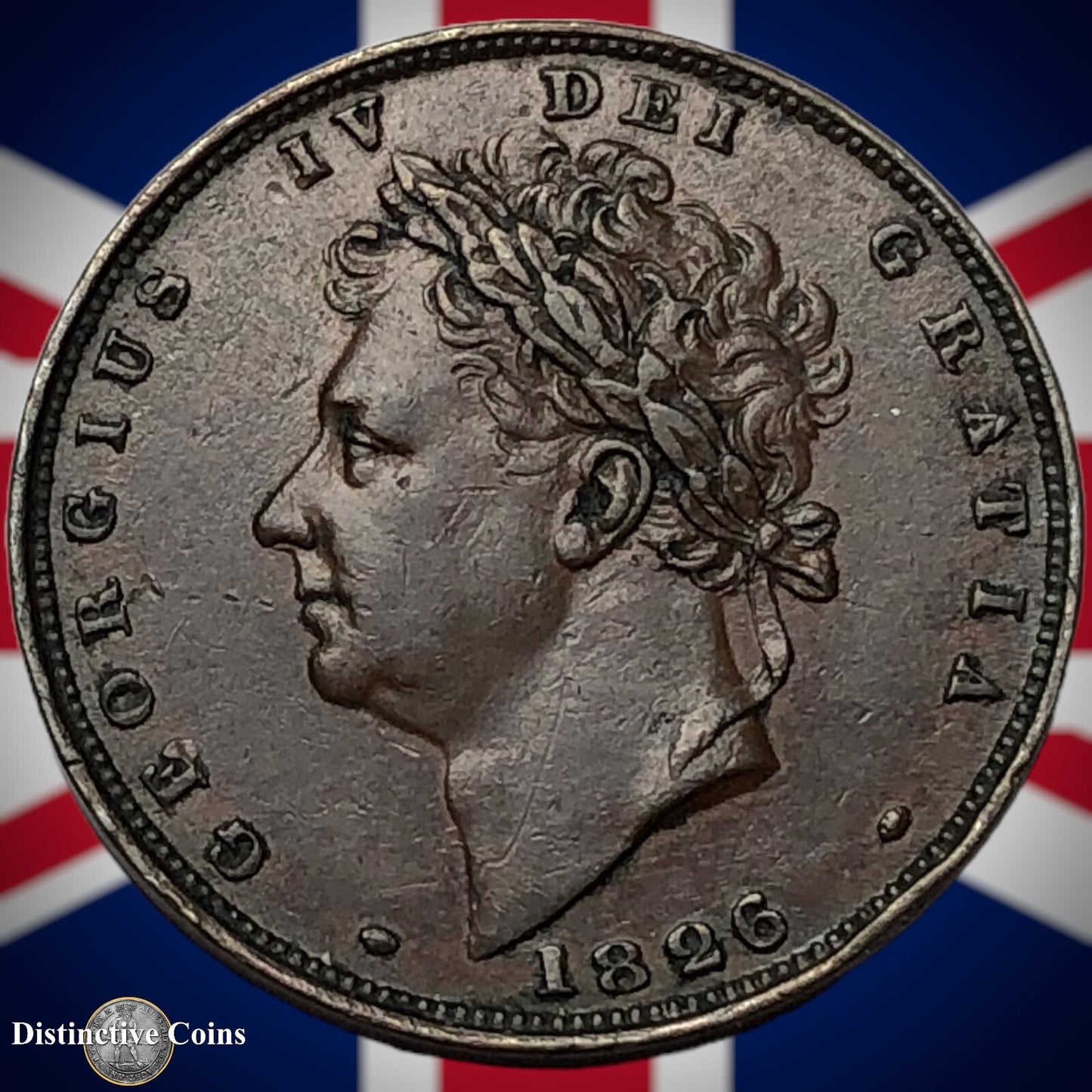 Great Britain 1826 Farthing 1/4d GB3326