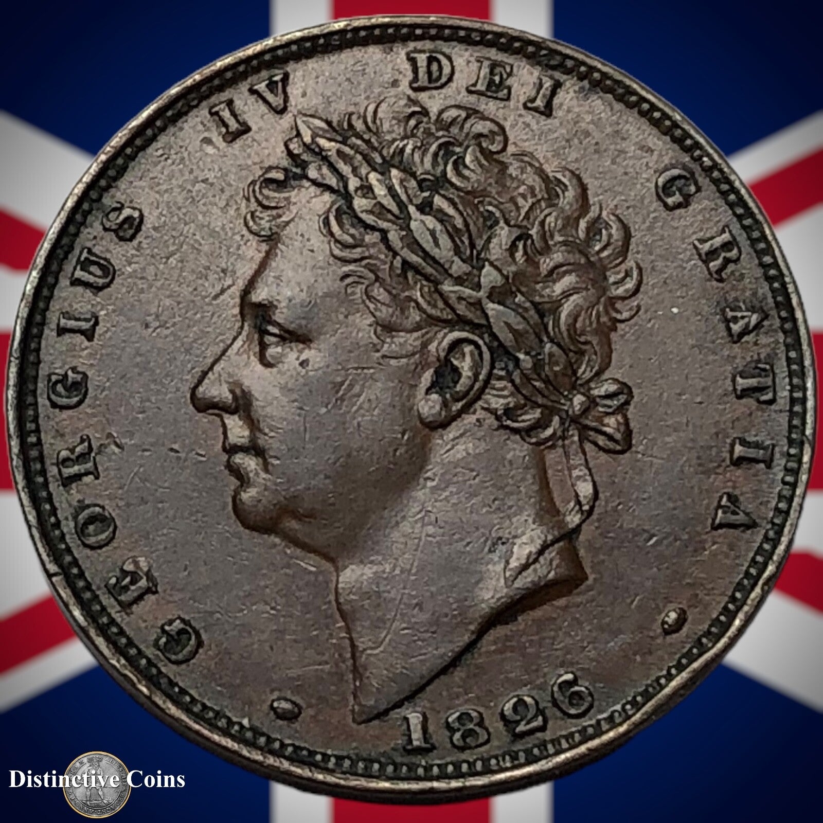 Great Britain 1826 Farthing 1/4d GB3326