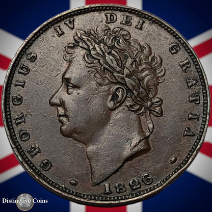 Great Britain 1826 Farthing 1/4d GB3326