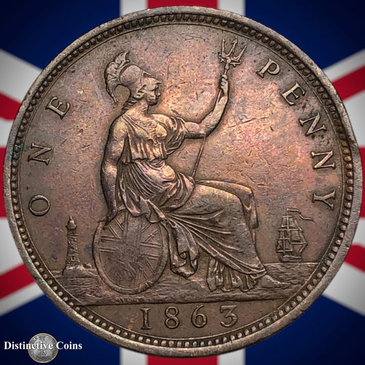 Great Britain 1863 Penny 1d GB6263
