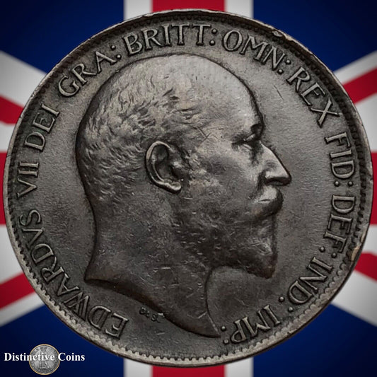 Great Britain 1908 Half Penny 1/2d GB5821