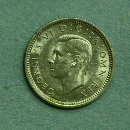 Great Britain 1942 3 Pence UNC  A387